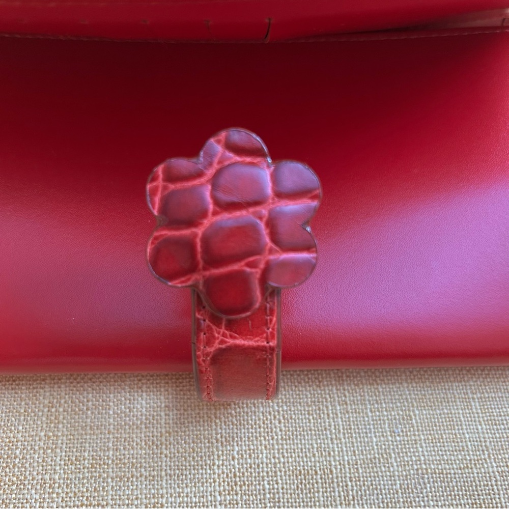 Furla Bloom Wallet Red Leather - Picture 12 of 14